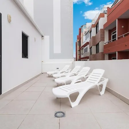 Beachside Groundfloor Canteras Shared Rooftop * 大加那利岛拉斯帕尔马斯